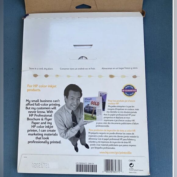 🔥❤️🔥 39 NEW! HP Brochure & Flyer Paper Two-Sided Gloss - Open Box 39 Pag… - Picture 7 of 7
